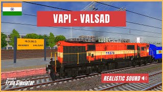 Short Journey till Valsad  WDM3D Pune  Realistic Track Sound amp Horn  MSTS Open Rails  BRW ICF [upl. by Ellevart]