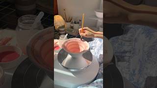 Relax with the pottery painting art artwork ceramic handmade satisfying coloring asmr [upl. by Yelrak754]