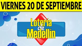 Resultados Lotería de MEDELLÍN del Viernes 20 de Septiembre de 2024 PREMIO MAYOR 😱🚨💰 [upl. by Philo269]