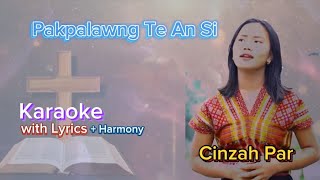 Pakpalawng Te An Si  KARAOKE  Cinzah Par [upl. by Aliuqaj]