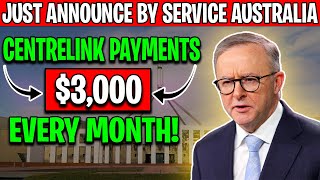 Service Australia Announce 3000Mo Extra Centrelink Pensions Payments For Seniors [upl. by Halsy460]