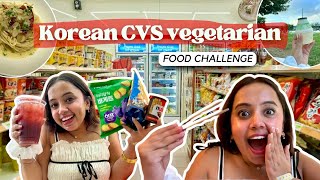 I ate CVS vegetarian food in Korea🎀 [upl. by Carr]