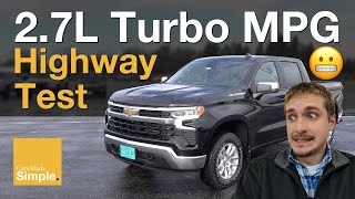 2023 Chevy Silverado 27 Turbo Highway MPG Test  Surprising Results [upl. by Beora]