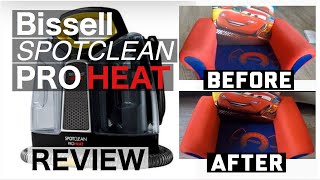 Bissell SpotClean ProHeat STEAM and CARPET Cleaner  Portable Cleaner REVIEW [upl. by Romeyn]