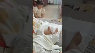 This kid’s trick to cme t bed susu my lovely duter funny cutebaby [upl. by Dlarrej]