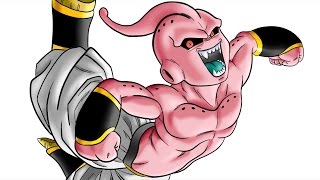 MI PRIMER DIBUJO DIGITAL ノノ  Kid Buu  Dragon Ball Z  ArteMaster [upl. by Ahsrat]