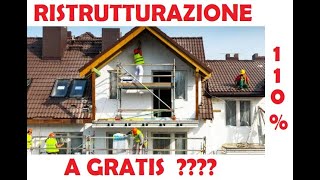 EcoBonus 110  Come funziona mi rifaccio la casa GRATIS  parte 2 [upl. by Einafets]