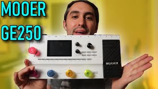 Pedalera MOOER GE 250 en Español 💻 Opiniones y Preset para METAL [upl. by Iggep]