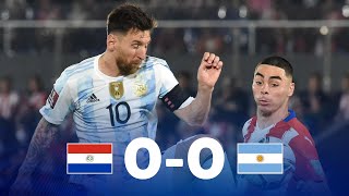 Eliminatorias Sudamericanas  Paraguay 00 Argentina  Fecha 11 [upl. by Ariaic]