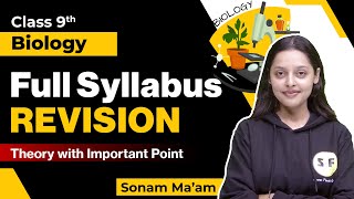 Class 9th Biology Full Syllabus Revision with Most important Points Sonam Maam [upl. by Codi471]