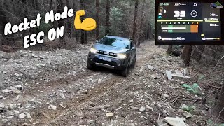 Dacia Duster 2024 4x4 Tackling Steep Hill Offroad [upl. by Acnalb]