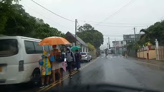 Heavy Rain in Belle Rose  Mauritius [upl. by Eihcra]