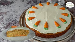 Leckerer saftiger OsterKarottenkuchen Rüblikuchen backen ostern [upl. by Rehpotsirc]