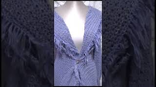 Häkeljacke quotAbbiequot Cardigan häkeln crochet jacket crochettutorial Chaqueta de ganchillo tejer [upl. by Hanah]