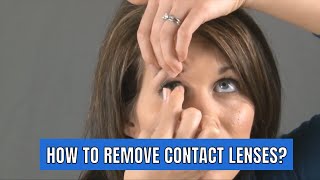 How to remove contact lenses from eye [upl. by Seiden]