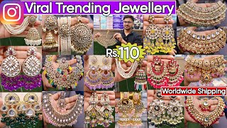 Latest Premium Quality Kundan Jewellery Collection 2024  New Trending Festival amp Wedding Jewellery [upl. by Berthe]