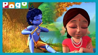 Little Krishna Ka Maakhan Mission 😜 Radha Krishna Cartoon 🤩 Krishna Cartoon  PogoChannel [upl. by Combs]