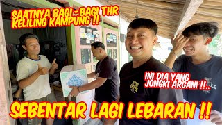 BAGIBAGI THR KELILING KAMPUNG  Seru banget sambil tour ke rumahrumah crew GWSM [upl. by Godding]