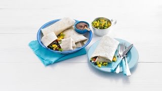 Burrito met bonengroentechili en mole – Allerhande [upl. by Dagmar357]