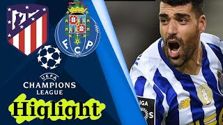 Atletico Madrid v Porto 00  Taremi red card  Champions League Highlights [upl. by Pilar]