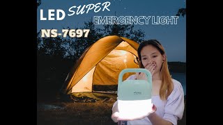 SUPER BRIGHT LED Rechargeable Bulb Emergency Light USB Outdoor Wireless Light NSS NS7697 [upl. by Arela]