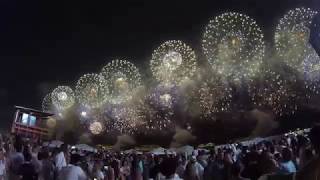 RÉVEILLON 2018  QUEIMA DE FOGOS EM COPACABANA [upl. by Ztnarf872]