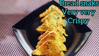 Bread SnaksEasy and Tasty snaksBread evening snaks Malayalam by RINOOZ VLOG [upl. by Dulciana]