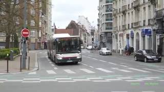 Buses in Lille France 2016 [upl. by Dara748]