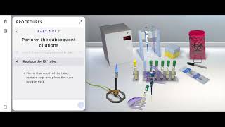 Pearson Interactive Labs  Serial Dilution and Enumeration [upl. by Terchie]