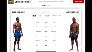 Chidi Njokuani vs Jared Gooden Prediction ufcvegas98 chidinjokuani jaredgooden [upl. by Vinaya150]