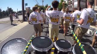 Damascus HS Drumline Labor Day Parade 2015 [upl. by Gertrud]