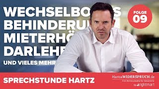 Sprechstunde Hartz 4  Teil 9 – heute zu Darlehen Schimmel Wechselbonus und einiges mehr [upl. by Ennagrom]