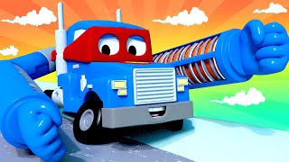 The radiator truck  Carl the Super Truck  Car City  Cars and Trucks Cartoon for kids [upl. by Head450]