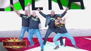 The WWE Universe celebrates the newest WWE Hall of Fame Inductees WrestleMania 35 WWE Network [upl. by Auqenahc91]