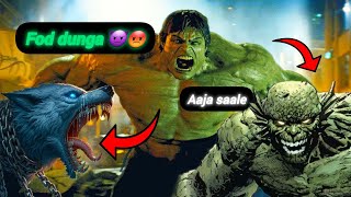 😈 Incredible Hulk Vs Fenris Wolf and Abomination [upl. by Yuji]