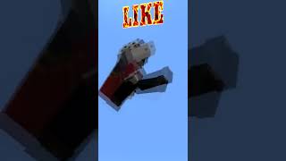 WALKING ON AIR IN MINECRAFT shorts minecraft gaming wow minecraftmeme [upl. by Anika201]