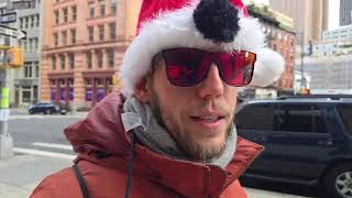 NYC Live Stream  Bryant Park Christmas Tree Lighting 6PM street walking Christmas Holidays [upl. by Lerrad]