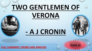 AJCRONIN STORIES  TWO GENTLEMEN OF VERONA  TAMIL [upl. by Yrellav]