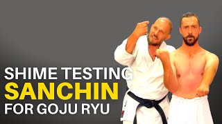 Sanchin testing for Goju Ryu [upl. by Caryl]