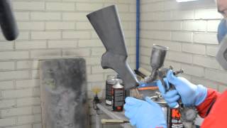 Painting Remington 870 Shotgun Using Gun Kote Coating for Firearms [upl. by Diraf]