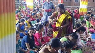 Blouse Piece Distribution On 10102024 At Sri Veera Anjaneya Swamy Temple SOMU2022 [upl. by Adnical]