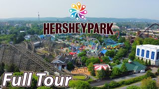 Hersheypark 2023  Full Tour amp Guide [upl. by Ahseyk]