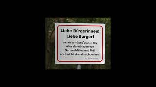 Schild quotdenk nichtquot 🤣😲 [upl. by Aitsirk]