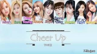 TWICE  Cheer Up  Sub Han  Rom  Español Color Coded Letra [upl. by Eddie997]