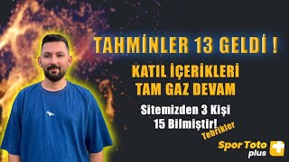 Spor Toto 15 Hafta Tahminleri  Tahminler 13 Bildi  Sportototahminleri sportoto sportotoanaliz [upl. by Assital344]