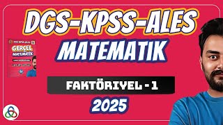 Faktöriyel  1 Video  DGSKPSSALES Matematik  2024 [upl. by Wildee640]