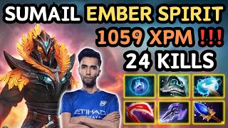 🔥 SUMAIL EMBER SPIRIT Midlane 1059 XPM 🔥 Insane Gameplay From SUMAIL 90000 DMG DEALT  Dota 2 [upl. by Leirvag987]