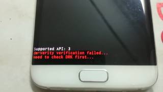 SM G935S S7 Edge FRPLOCK ON dm verity verification failed Need to check DRK first [upl. by Adaminah]