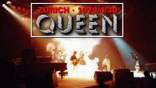 Queen  Live in Zürich 30th April 1978 [upl. by Allene516]