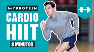 Rutina Cardio HIIT EXTREMO 8 min  Ejercicios en Casa [upl. by Doowyah]